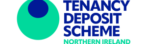 Tenancy Deposit Scheme Northern Ireland Logo Blue Text HOZ RGB