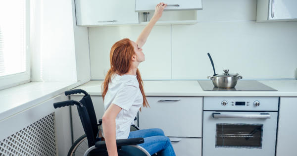 Wheelchair User Kitchen Golden