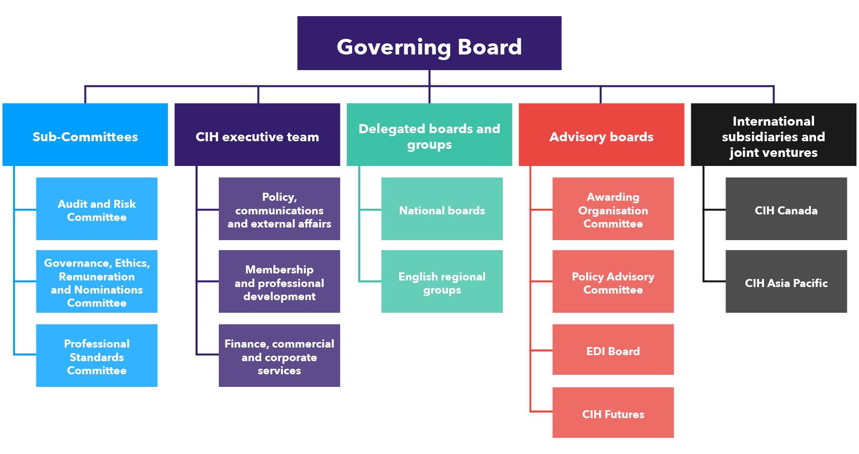 CIH governance structure